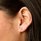 Molly Stud Earrings Silver & Crystal