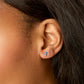 Molly Stud Earrings Silver & Blue