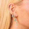 Molly Gold Turquoise Stud Earrings
