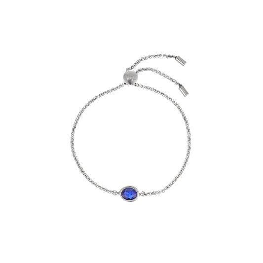 Nancy Silver Blue Pull Bracelet