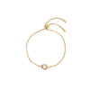 Nancy Gold Crystal Pull Bracelet