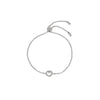 Nancy Silver Crystal Pull Bracelet