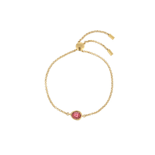 Nancy Gold Pink Pull Bracelet