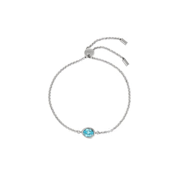 Nancy Silver Turquoise Pull Bracelet