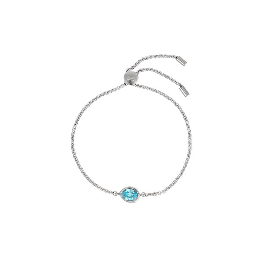 Nancy Silver Turquoise Pull Bracelet