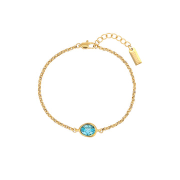 Nancy Gold Turquoise Bracelet