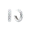 Petra Silver Multi-Blue Chunky Star Hoops