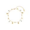 Poppy Gold Turquoise Star Anklet