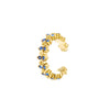 Rebecca Blue Gold Ear Cuff