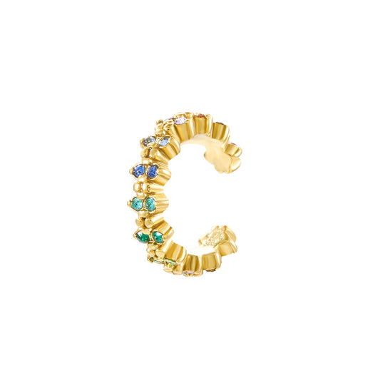 Rebecca Gold Rainbow Ear Cuff