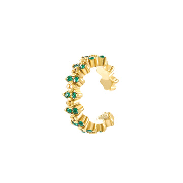 Rebecca Green Gold Ear Cuff