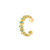 Rebecca Turqouise Gold Ear Cuff