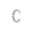 Rebecca Turquoise Silver Ear Cuff