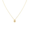 Sasha Blue Gold Compass Necklace