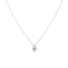 Sasha Blue Silver Compass Necklace