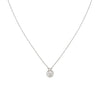 Sasha Crystal Silver Compass Necklace