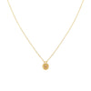 Sasha Pink Gold Compass Necklace