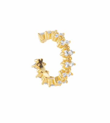 Rebecca Gold Crystal Ear Cuff