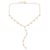 India Droplet Necklace Gold & Red