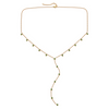 India Droplet Necklace Gold & Green