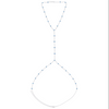 Olivia Body Chain Blue & Silver
