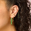 Sophie Green Gold Chunky Earrings