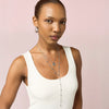 Sophie Crystal Silver Chunky Earrings