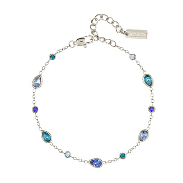 The Beatrice Blue Silver Bracelet