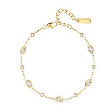 The Beatrice Crystal Gold Bracelet