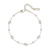 The Beatrice Crystal Silver Bracelet