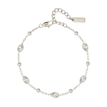 The Beatrice Crystal Silver Bracelet