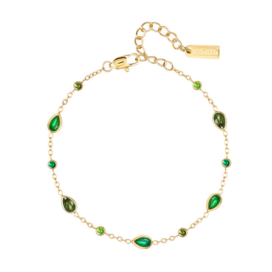 The Beatrice Green Gold Bracelet