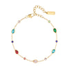 The Beatrice Rainbow Gold Bracelet