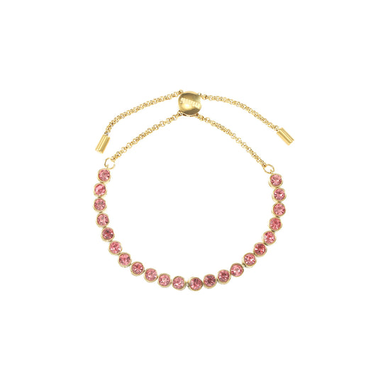 Tomi Pink Gold Tennis Bracelet