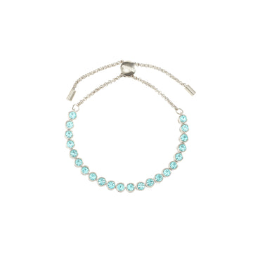 Tomi Turqouise Silver Tennis Bracelet
