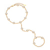 Tshenolo Hand Chain Crystal & Gold