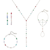 The Araminta, Kareena, Freya & Beatrice Set – Silver & Rainbow