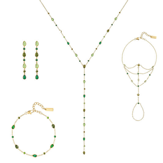 The Araminta, Kareena, Freya & Beatrice Set – Gold & Green