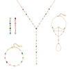 The Araminta, Kareena, Freya & Beatrice Set – Gold & Rainbow