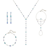 The Araminta, Kareena, Freya & Beatrice Set – Silver & Blue