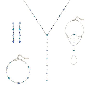 The Araminta, Kareena, Freya & Beatrice Set – Silver & Blue