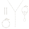 The Araminta, Kareena, Freya & Beatrice Set – Silver & Crystal