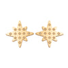 Kiki Gold Crystal Star Stud Earrings