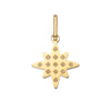 Aleena Star Pendant Charm - Gold Crystal