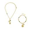 The Olive & Gigi Set – Gold & Green