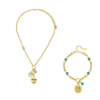 The Olive & Gigi Set – Gold & Turqoise