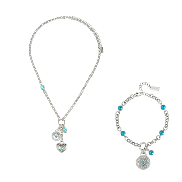 The Olive & Gigi Set – Silver & Turquoise