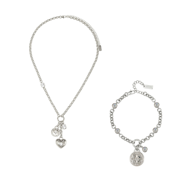 The Olive & Gigi Set – Silver & Crystal
