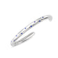 Amelia Blue Silver Star Bangle