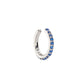Lily Silver Blue Ear Cuff